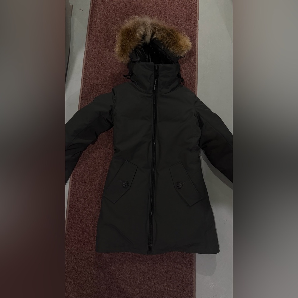 Dark Grey Canada Goose Rosemont Parka Jacket